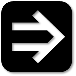 The Drîm Manifesto pictogram (drîm symbol to the left of a clenched fist) to the left of the impications => symbol